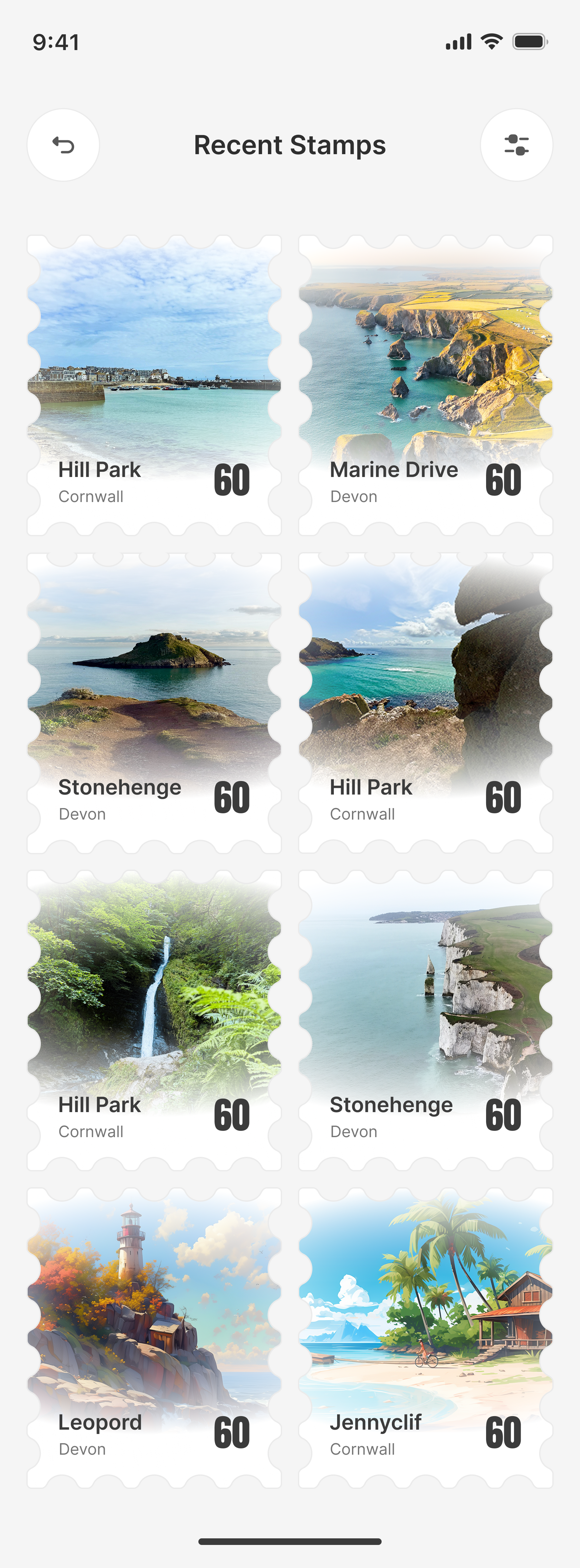App screen step 2